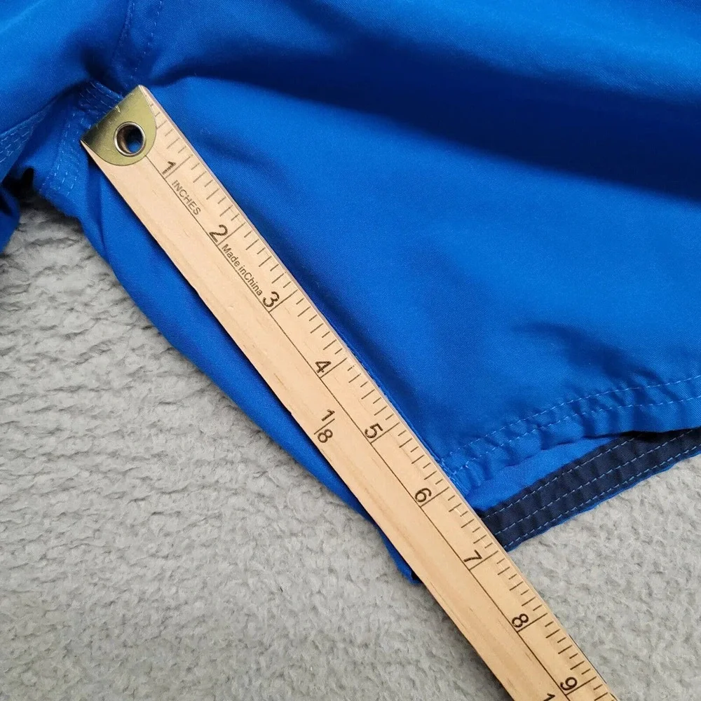 Nike‎ Shorts Mens XXL Blue Lined Swim Shorts Logo Beach Swim Drawstring Outdoors